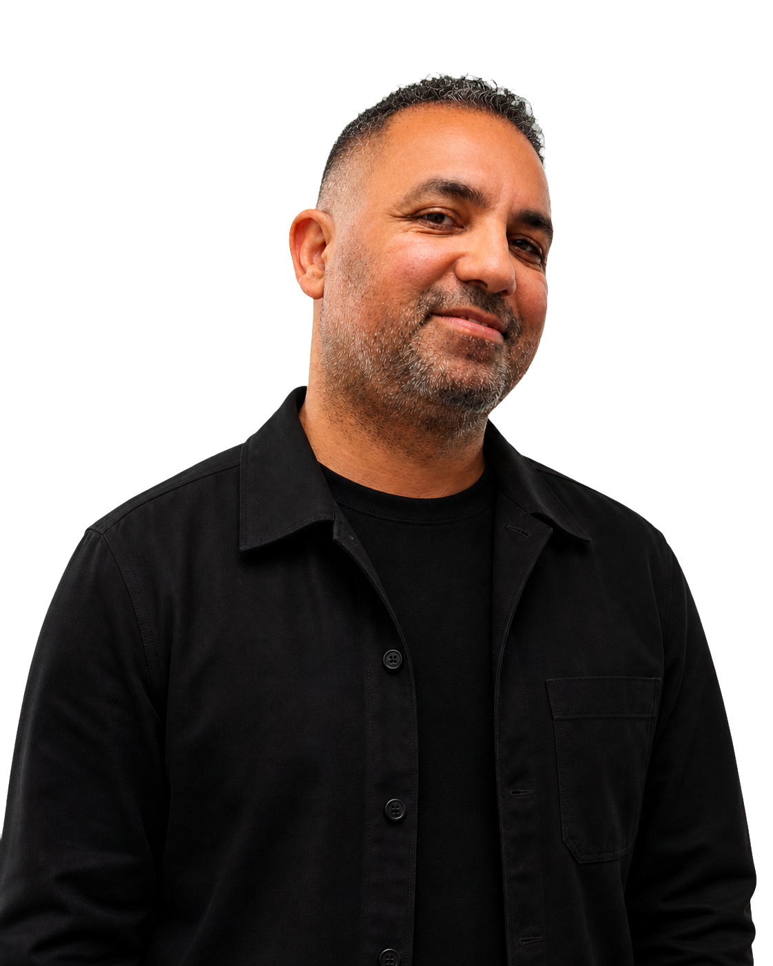 Moe, owner and barber at Moe's Hair Shop